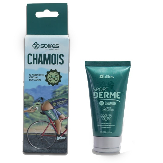 CREME ANTI ATRITO SOLIFES SPORT DERME CHAMOIS 60ML - PARA CICLISMO