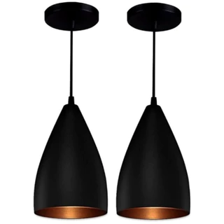Kit 2 Pendente Lustre Luminaria Vegas Aluminio Decorações