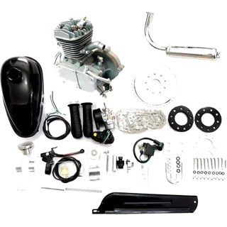 Kit Completo Motor de Bike Bicicleta 80cc Gasolina Tanque Corrente Manoplas