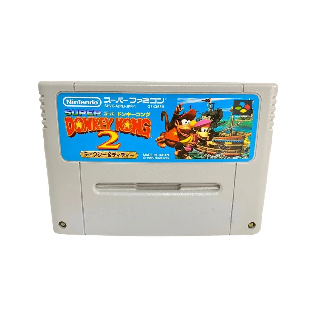 Super Donkey Kong 2 - Famicom Super Nintendo - JP Original
