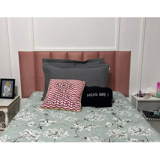 Cabeceira Estofada 8 Placas Adesiva Cama Queen - Envio Imediato