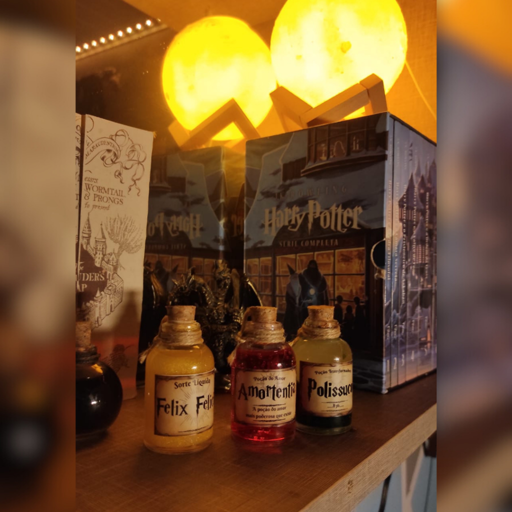 Poção Amortentia, Félix Felicis e Polissuco - Harry Potter, Animais ...