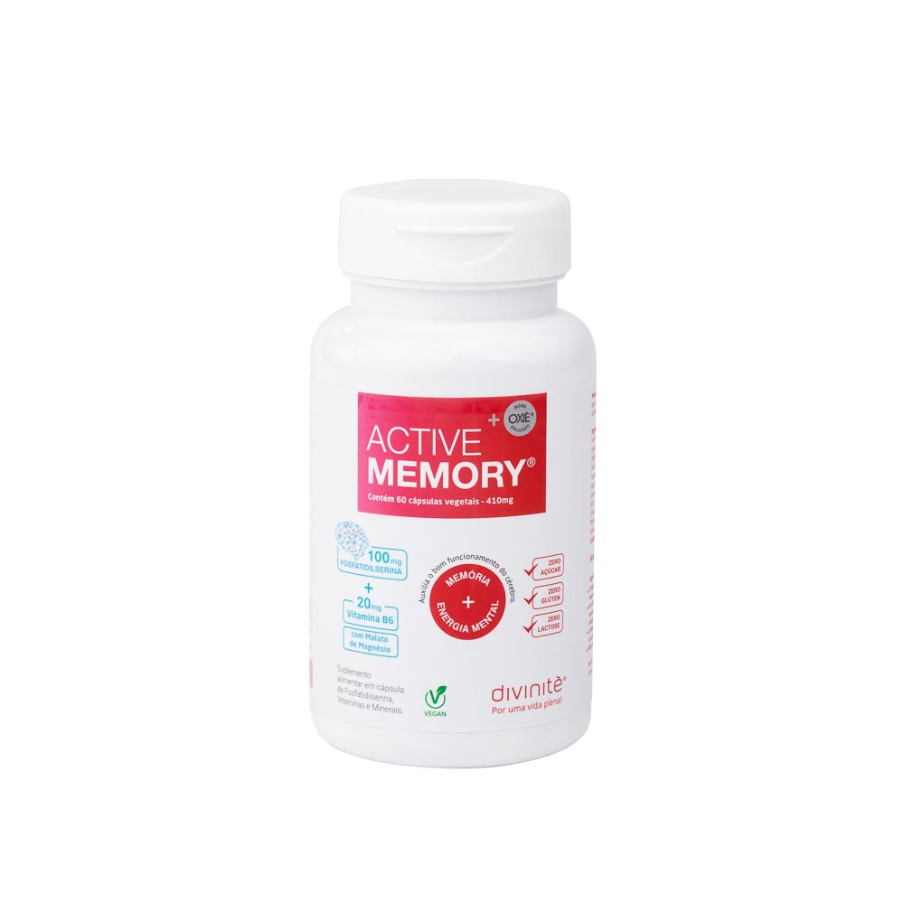SUPLEMENTO ALIMENTICIO: ACTIVE MEMORY C/ 60 CÁPSULAS: 450MG | Shopee Brasil