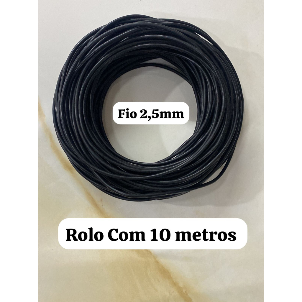 FIO 2,5MM 10 20 30 40 50 METROS FIO PARA TOMADAS E INTERUPTORES ...