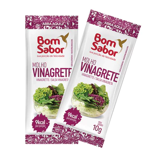 Molho vinagrete sache 10 gr Bom Sabor
