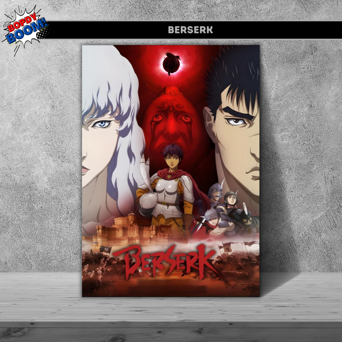 Quadro Decorativo A4 Anime Berserk