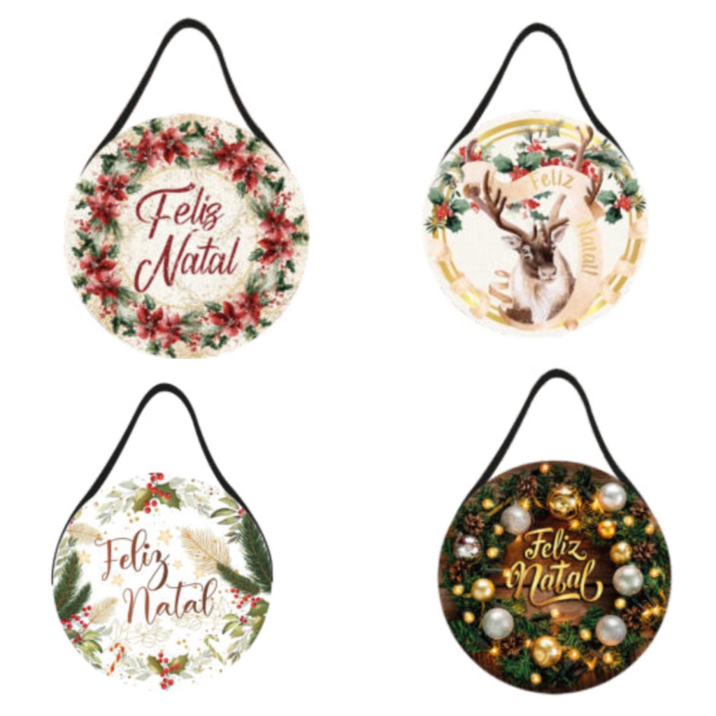 Placa Boho Decorativa de Natal - várias Opções.
