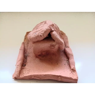 Interessantíssima Arte Popular Casinha Cerâmica Decorativa