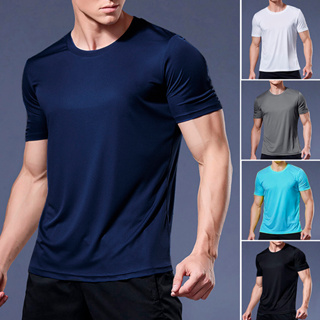 Kit 5 Camisetas Masculina Manga Curta Fitness Treino Academia e Corrida