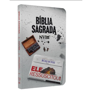 Bíblia Sagrada NVI Slim | Capa Dura |Ressucitou