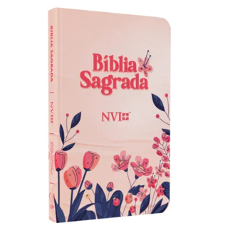 Bíblia Sagrada NVI Slim | Capa Dura | Floral Cartoon