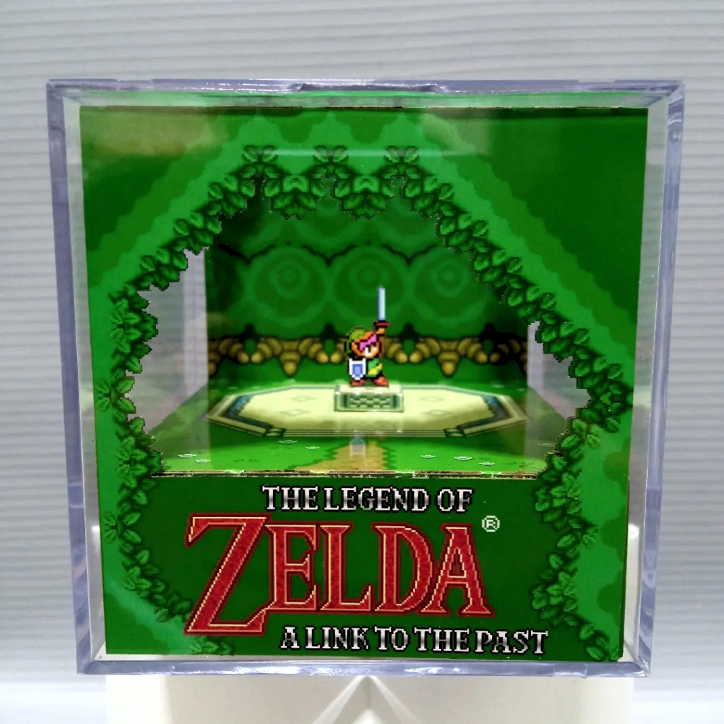 Cubo Diorama Zelda A Link to the Past Master Sword