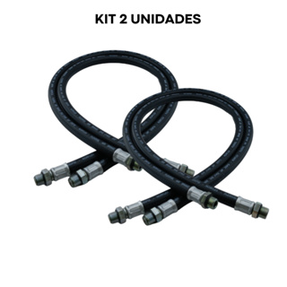 Kit 2 Flexível Freio Ar Cuíca 100mm M16x1,5 Randon Guerra