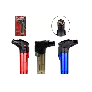 Mini Maçarico Portátil Recarregável Trava Chama Regulável Ideal para Artesanato, camping, Lareiras e reparos em geral