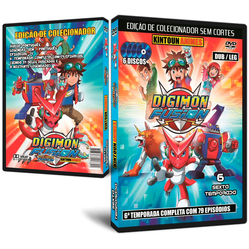 Digimon 6ª Temporada Completa E Dublada* Em Dvd