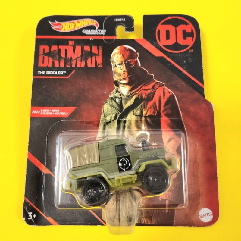 Batman The Riddler Verde Hot Wheels Character Car Lacrado | Shopee Brasil