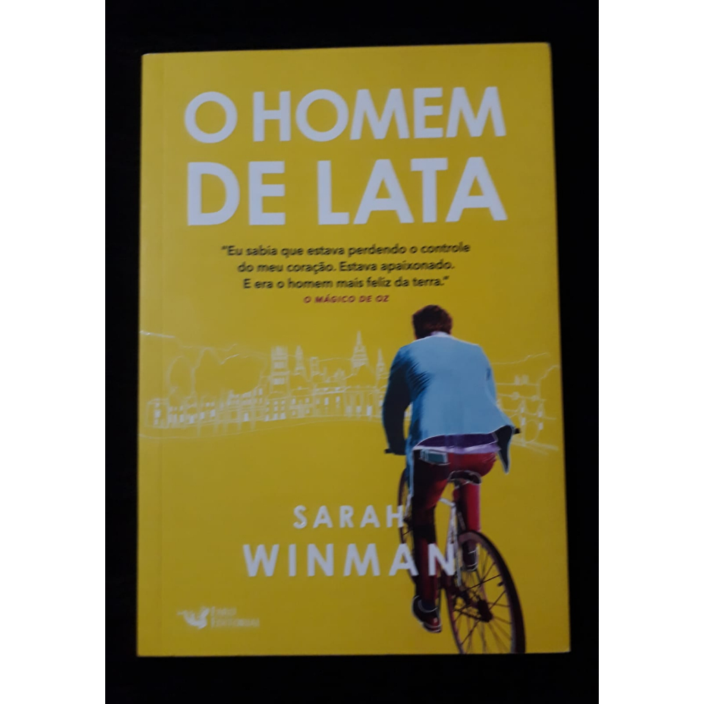 O HOMEM DE LATA - SARAH WINMAN - SEMI NOVO | Shopee Brasil