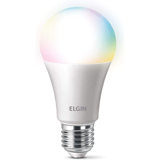 Lâmpada Inteligente Smart Color 10W Elgin RGB Wifi Compatível com Alexa e Google Home