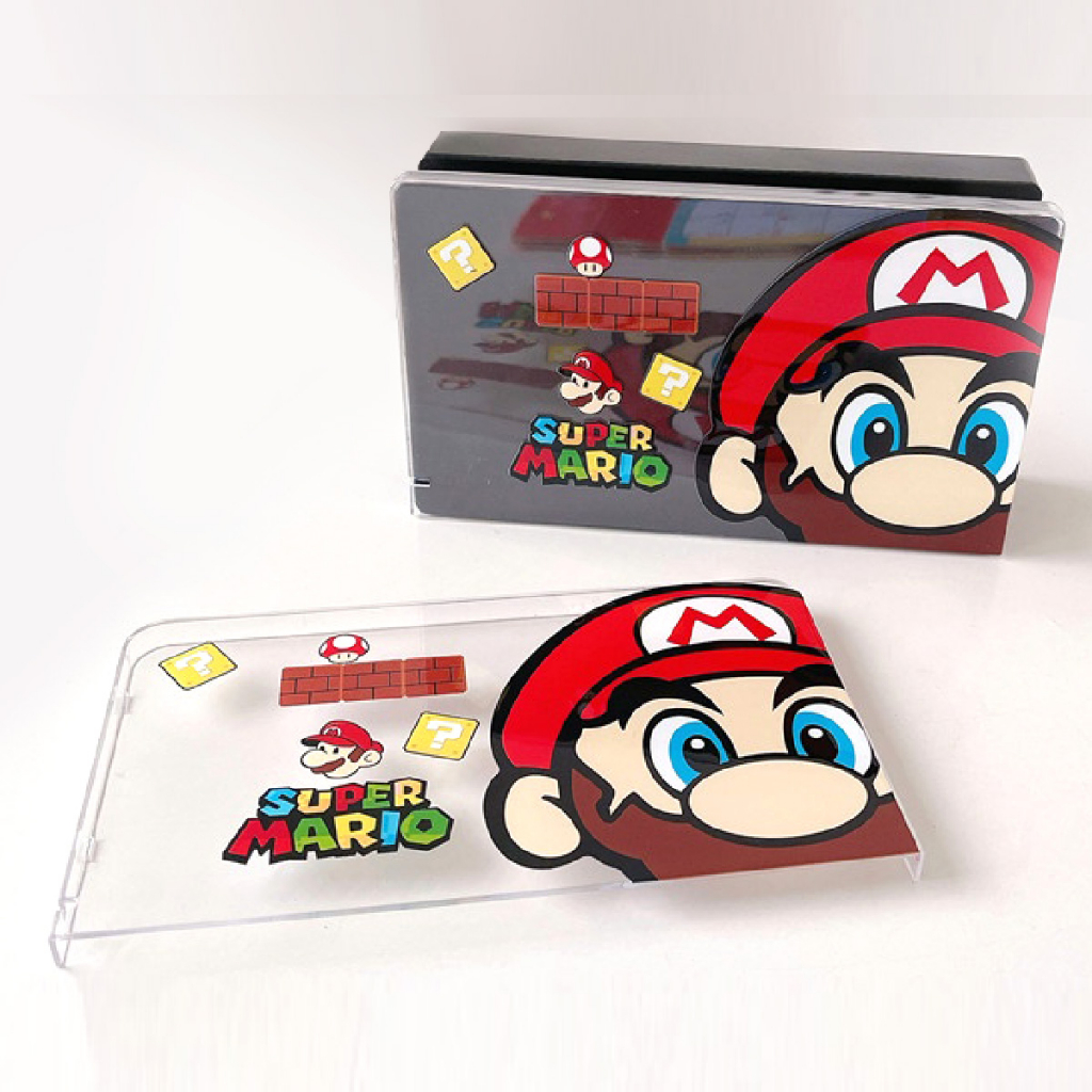 Capa Case Película Nintendo Switch Dock Station V1/V2 Mario