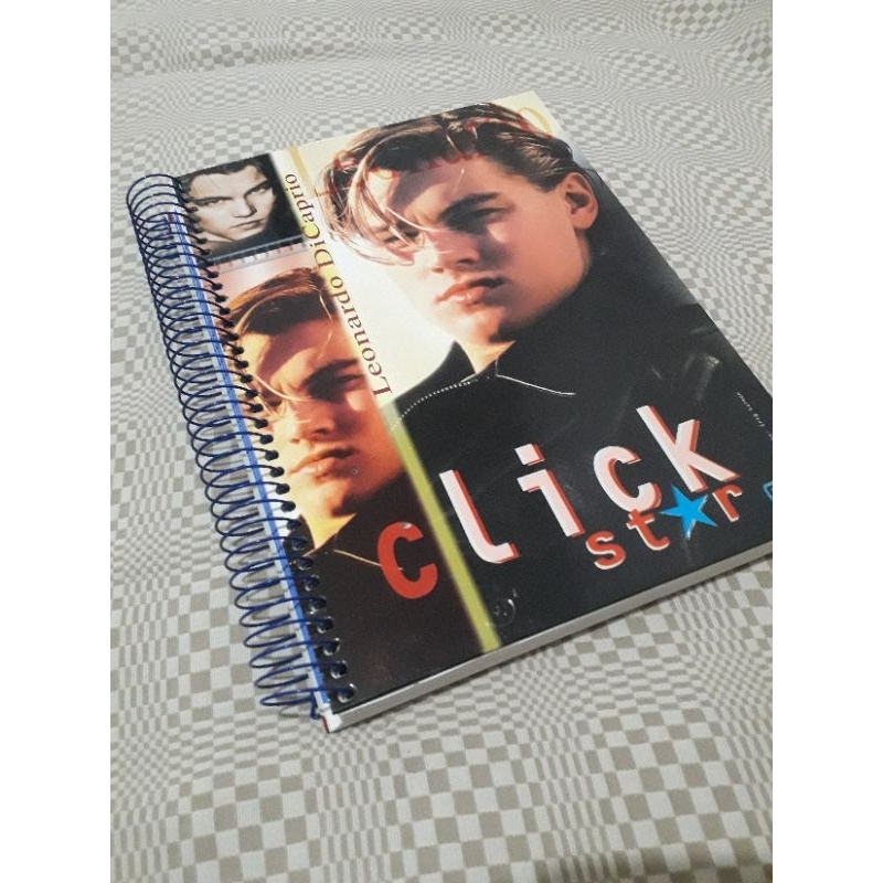 Caderno Antigo Click Star Tilibra Leonardo DiCaprio Anos 90 | Shopee Brasil