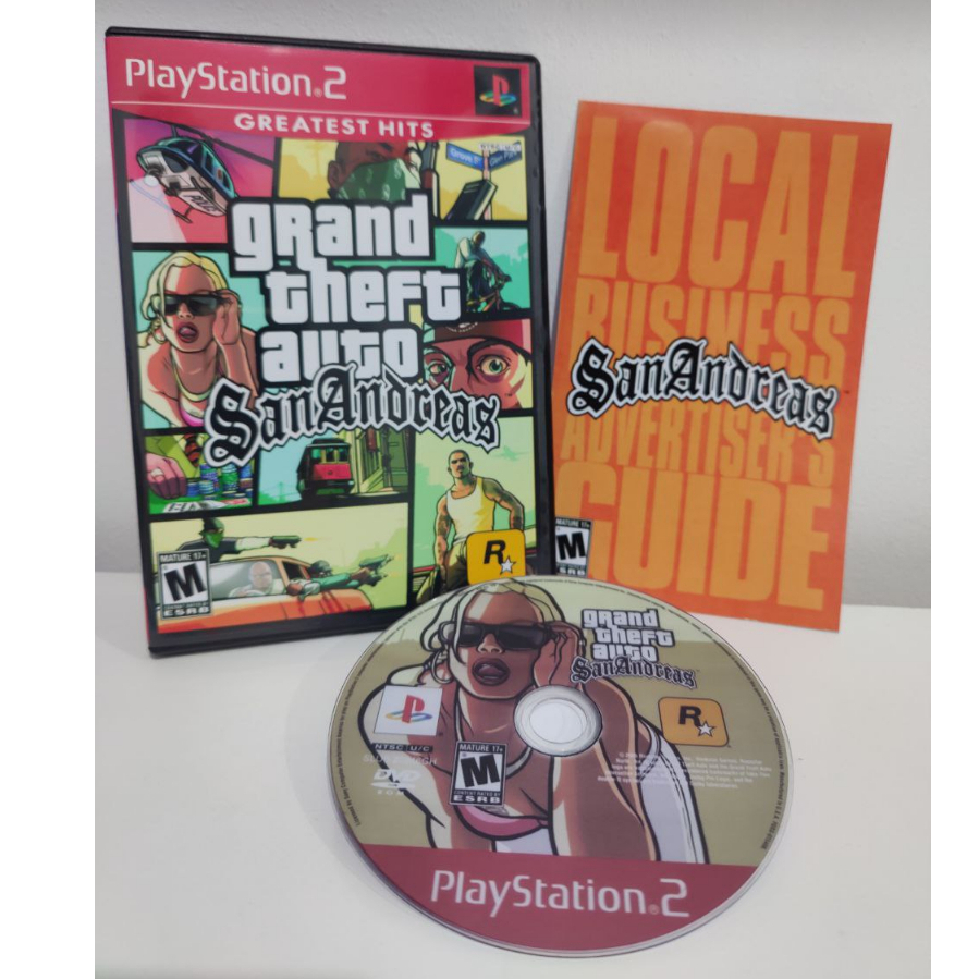 Gta San Andreas Greatest Hits pt-br - PS2 | Shopee Brasil