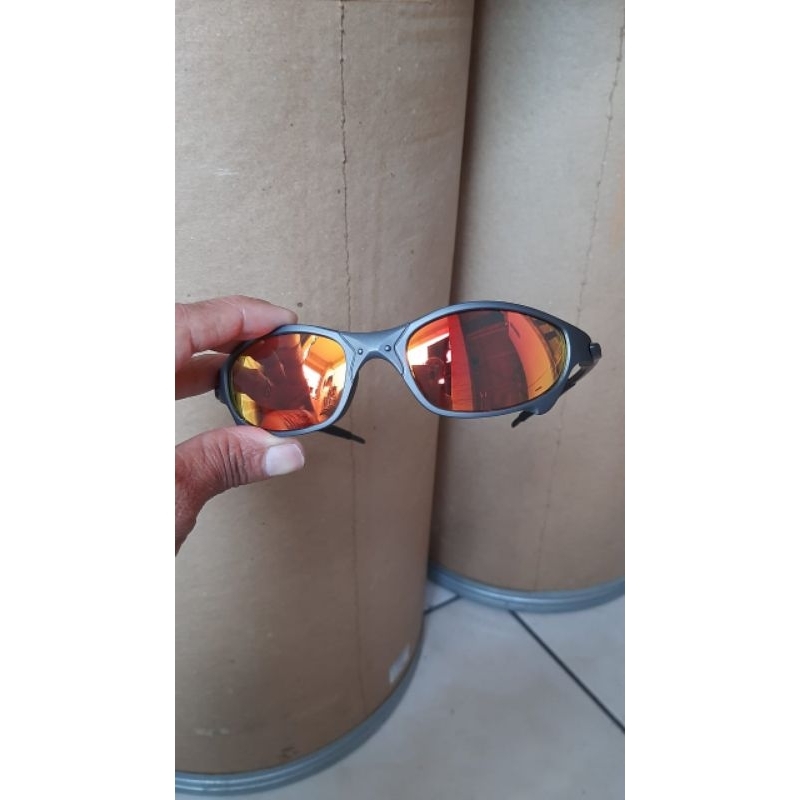 Oculos sol juliet vermelha mandrak penny vermelho m