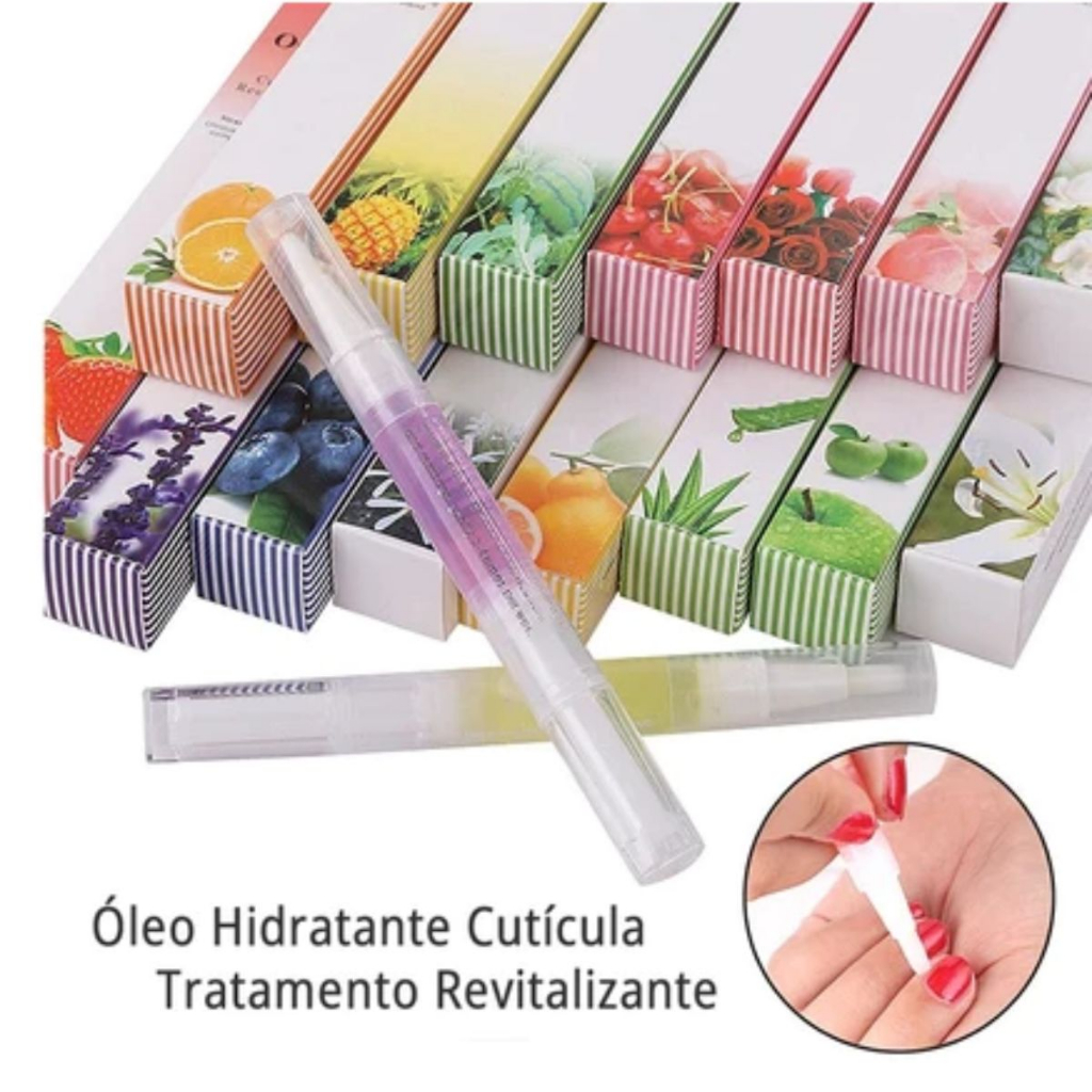 Caneta Óleo Hidratante Para Cutícula Unhas Tratamento Revitalizante De ...
