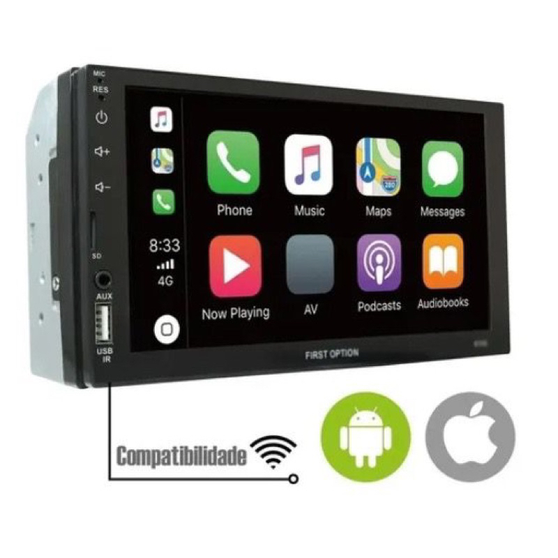 Android Carplay Wifi 2din Central Multimídia Mp10 | Shopee Brasil