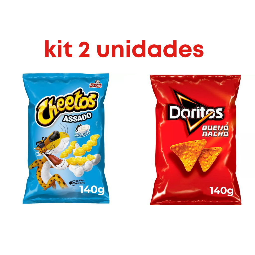 Kit 2 Cheetos Onda Requeijão 1…