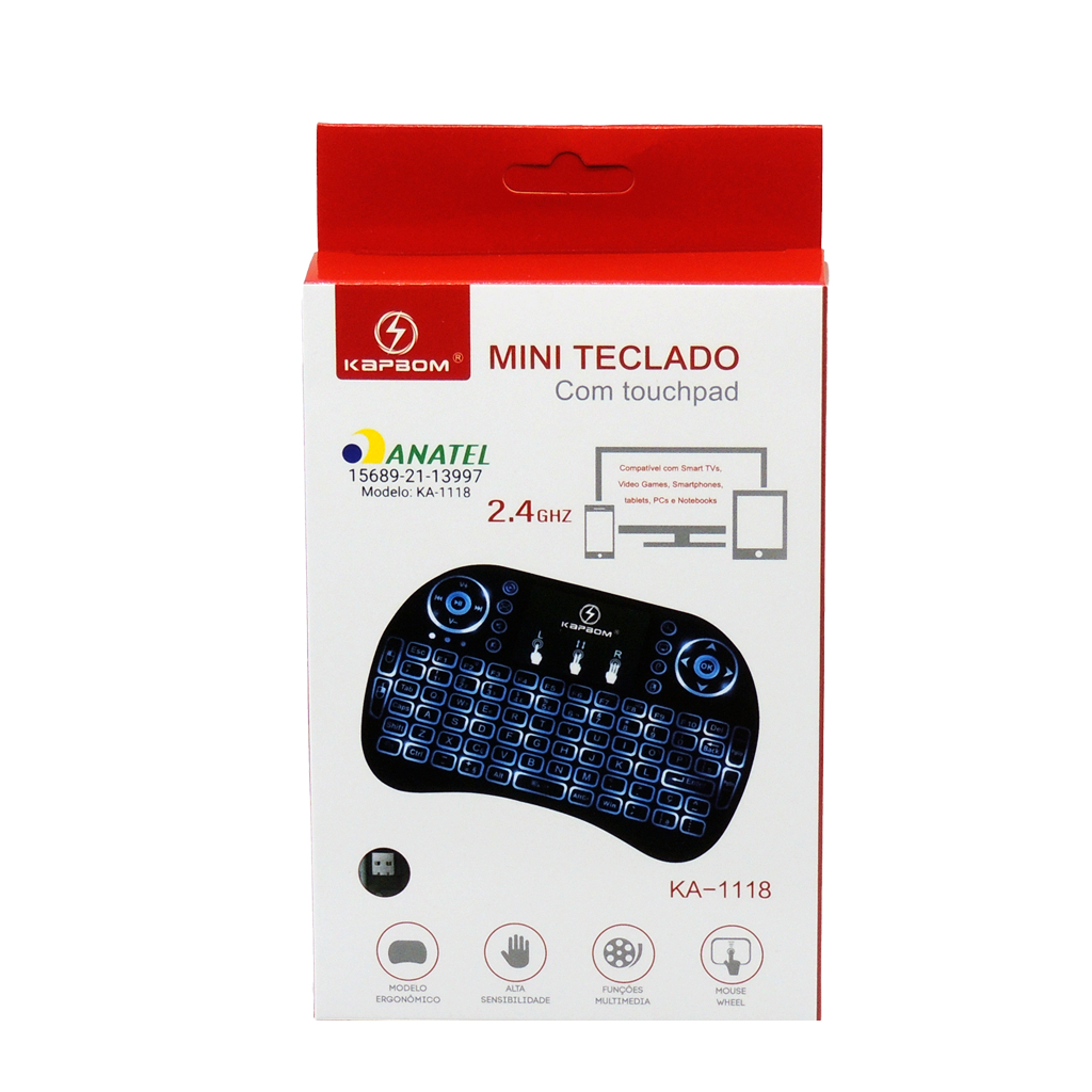 Fino 2.4 Ghz Usb Mini Teclado Sem Fio Com O Número Touchpad Teclado Numeric  Para Tablet Desktop Pc Portátil - Desconto no Preço