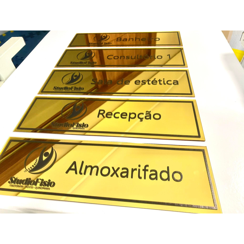 Placa Identificação Sinalização De Porta Personalizada 1un | Shopee Brasil