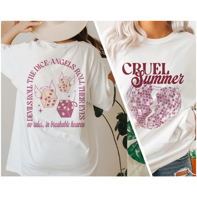 Camiseta T - Shirt Unissex Algodão Cruel Summer Taylor Swift