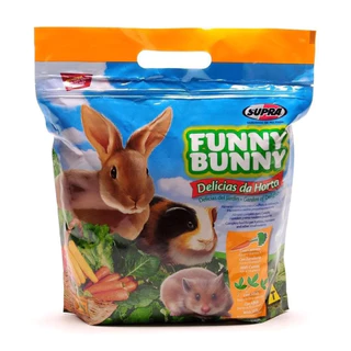Funny Bunny Delícias da Horta 1,8kg. Ração Extrusada P/ Coelho, Porquinho e Hamster