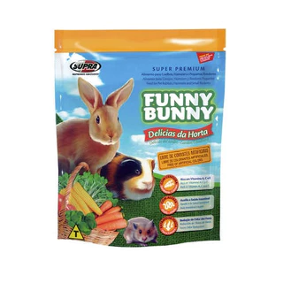 Funny Bunny. Ração Extrusada P/ Coelho, Chinchila, Porquinho da Índia e Outros Roedores
