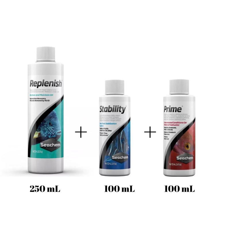 kit Stability 100 mL + Prime 100 mL + Replenish 250 mL | Shopee Brasil