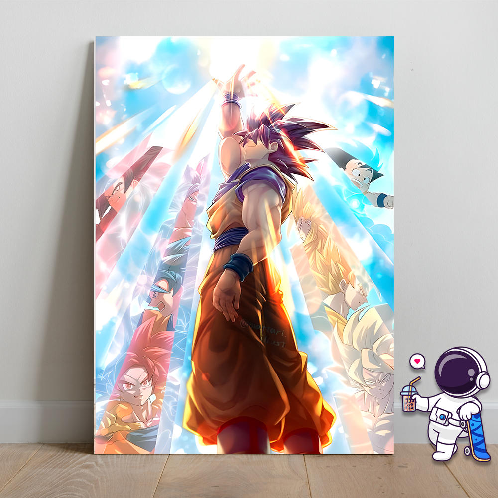 Dragon Ball - Quadro Placa Decorativa MDF 3mm 20x28cm | Shopee Brasil