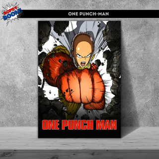 Quadro Anime One Punch Man Saitama Cartoon Desenho Mangá