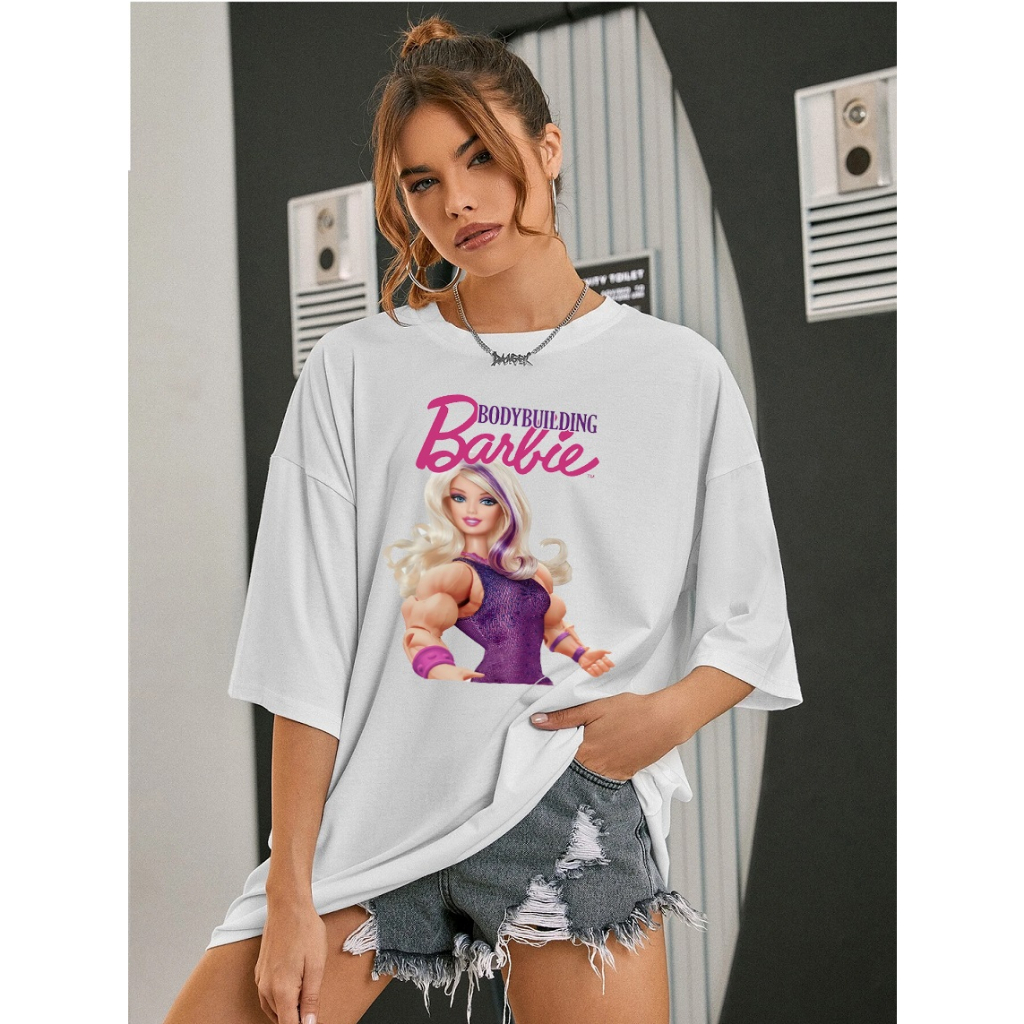 Camiseta T Shirt Barbie Core Feminina Adulto Algodão 2023