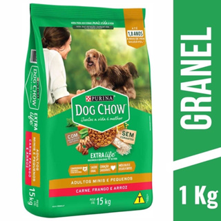 Ração Seca Nestlé Purina Dog Chow Extra Life Cães Adultos Carne