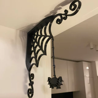 Incrível Ornamento de Teia de Aranha para Porta em Clima de Halloween