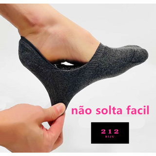 Kit 6 Pares Meias Sapatilha Soquete Invisível Com Silicone Varias Modelos 001