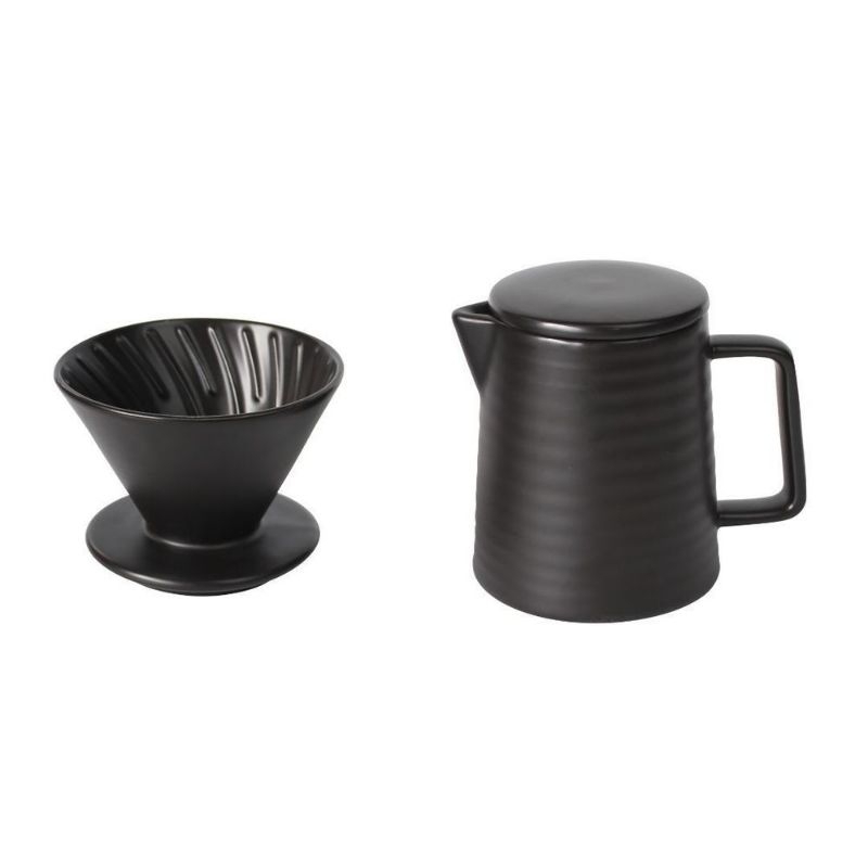 Bule Para Café Cerâmica Com Suporte Para Coador