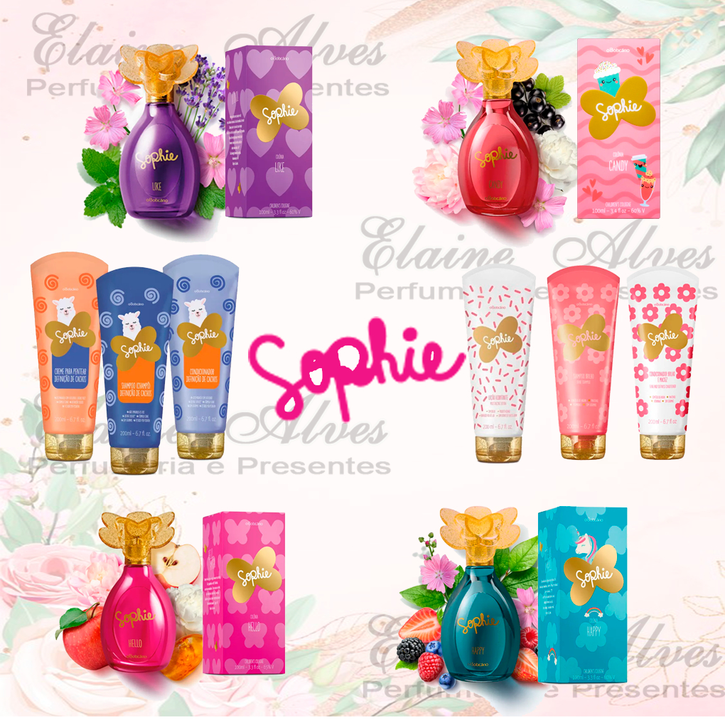 Linha Infantil Sophie O Boticario | Shopee Brasil
