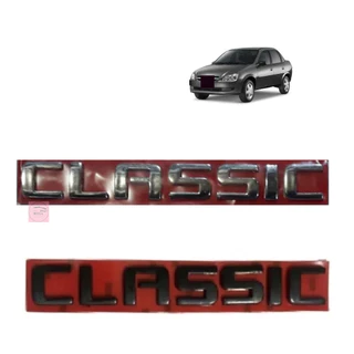 Emblema Letreiro Classic 07/acima Cromado ou Black Piano