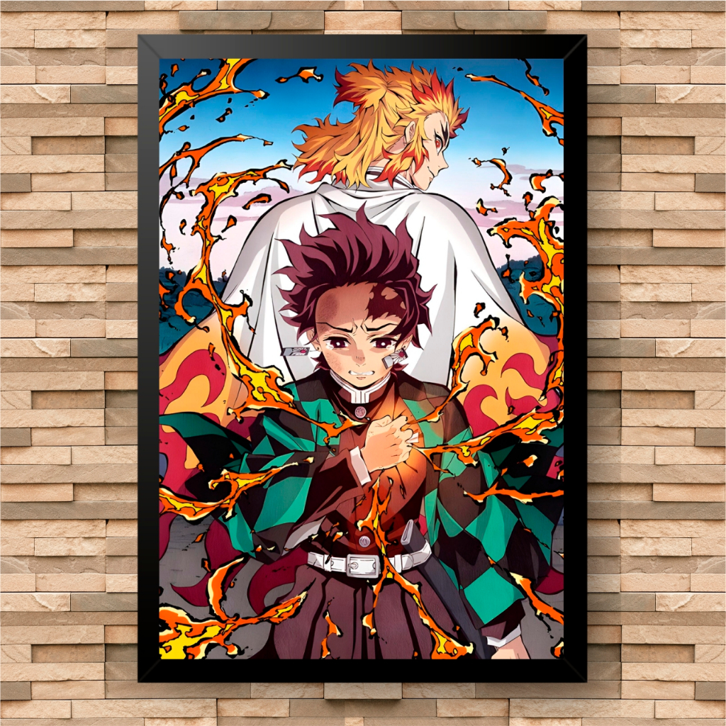 Panneau Mural Demon Slayer – Anime – Fait Main – 20-40 Cm