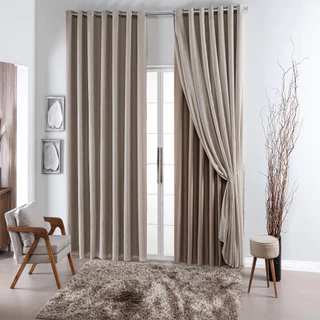 Cortina Blackout Com Voil Flame 2,80x2,30