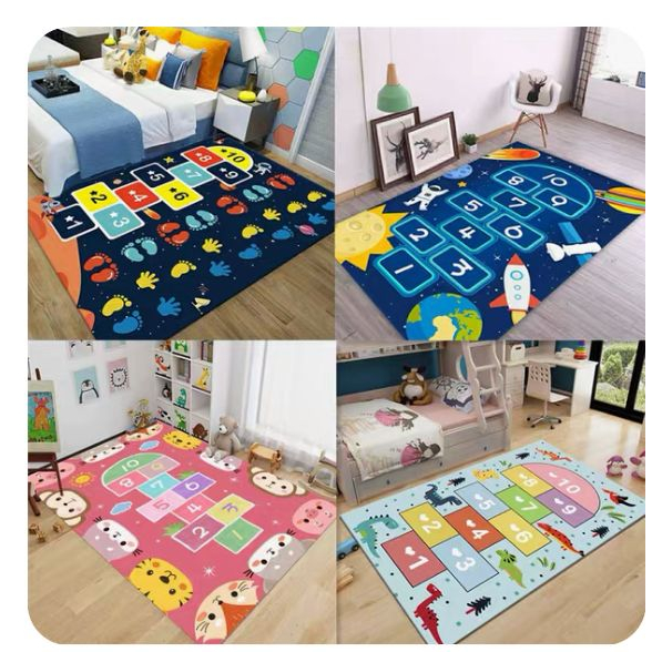 Tapete Infantil Antiderrapante Premium 80cm x 120 cm