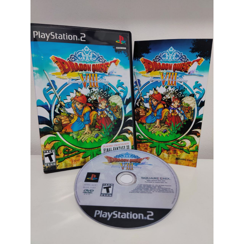 Dragon Quest VIII PS2 Shopee Brasil
