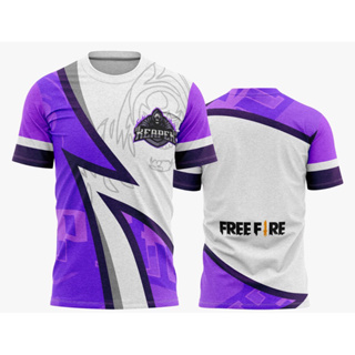 Camiseta Free Fire Jogos Game 01 personalizada com nome - Infantil