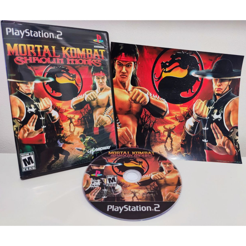 Mortal Kombat: Shaolin Monks - PS2 ISO (PT-BR) 